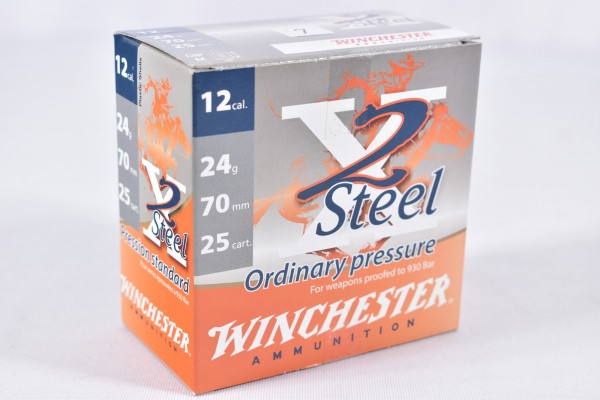 Stahl Flinte Winchester 24g X2 Steel 25STK 12/70