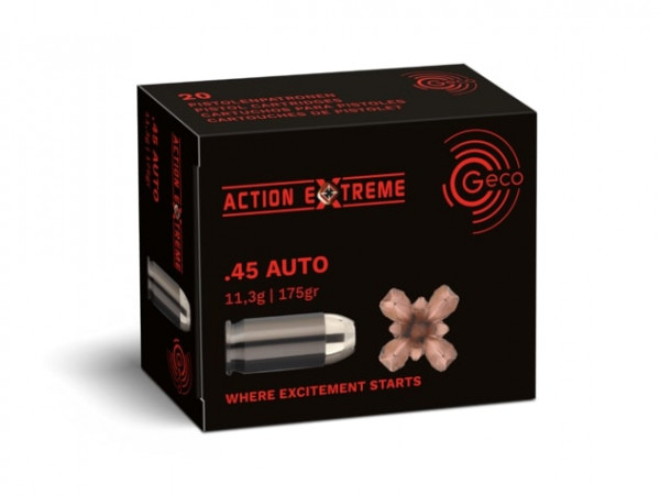 Geco - 174grs Action EXTREME 20STK - .45Auto