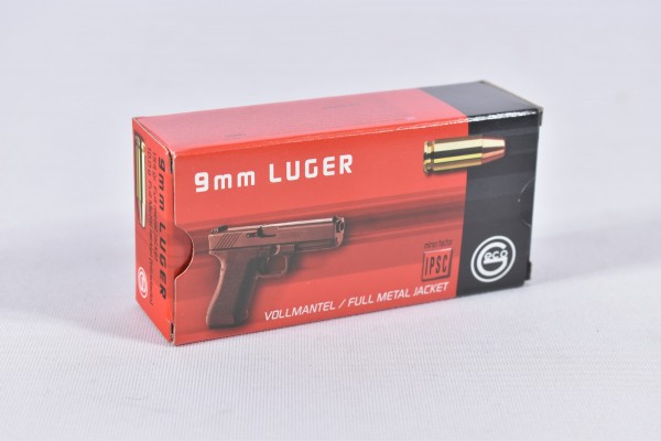 Munition bleihaltig Geco 154grs FMJ-FK 50STK 9mmLuger