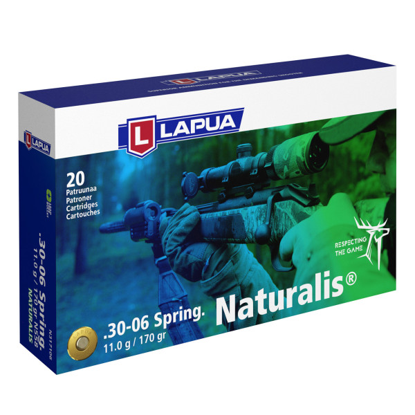 Lapua - 170grs Naturalis 20STK - .30-06Spring