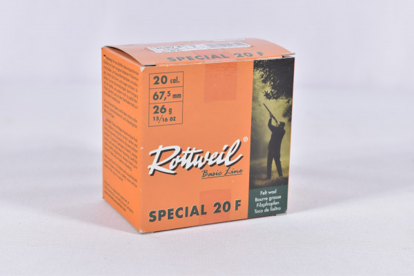Rottweil - 26g Special 20F 2,5mm 25STK - 20/67,5