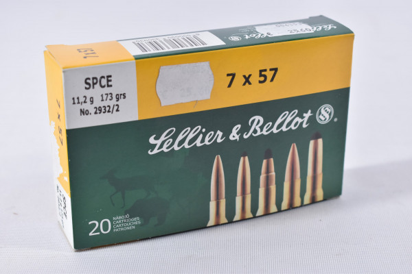 Sellier & Bellot - 173grs SPCE 20STK - 7x57