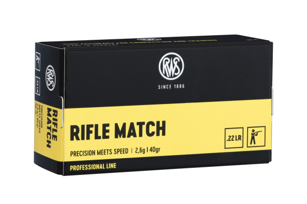 RWS - 40grs Rifle Match 50STK - .22lr