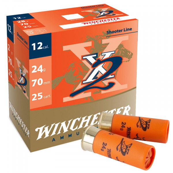 Winchester - 24g X2 2,0mm 25STK - 12/70