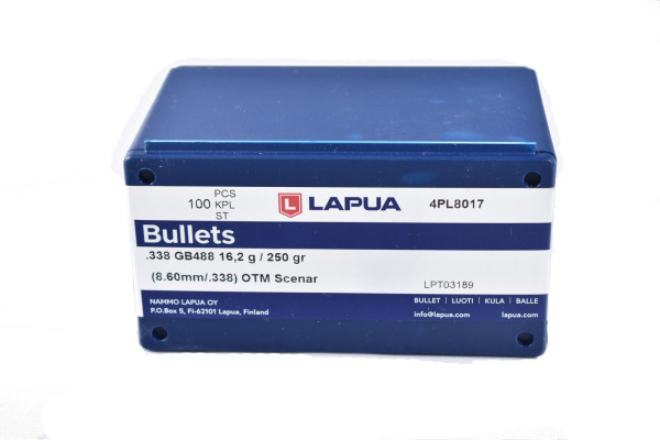 Lapua - 250grs OTM/GB488 100STK - .338