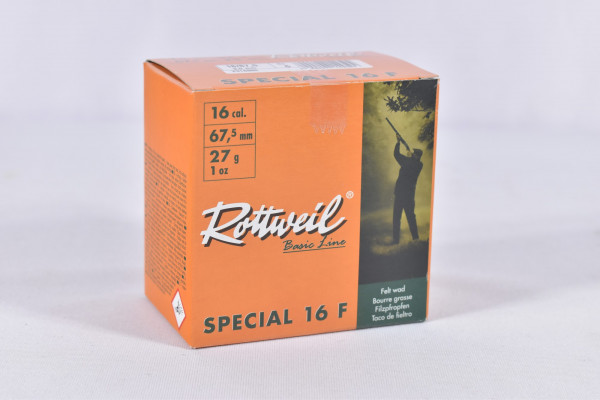 Rottweil - 27g Special 16F 3,0mm 25STK - 16/67,5