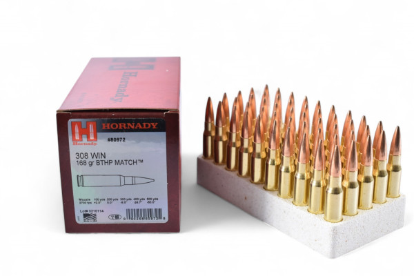 Hornady - 168grs BTHP Match 50STK - .308Win