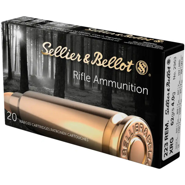 Sellier & Bellot - 62grs XRG 20STK - .223Rem