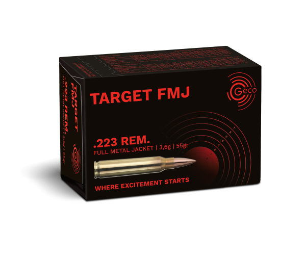 Geco - 55grs Target FMJ 50STK - .223Rem