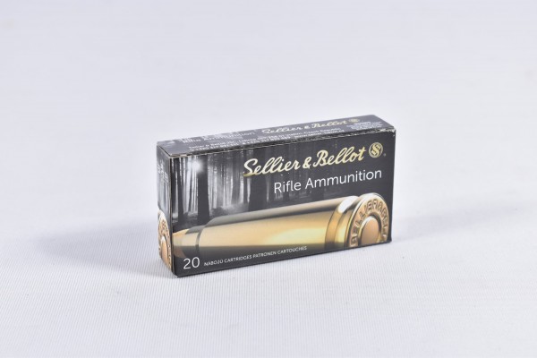 Munition bleihaltig Sellier & Bellot 45grs FMJ 20STK .22Hornet