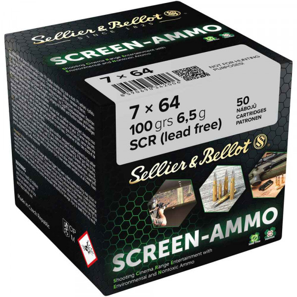 Sellier & Bellot - 100grs Screen-Ammo 50STK - 7x64