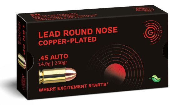Geco - 230grs CLRN 50STK - .45Auto