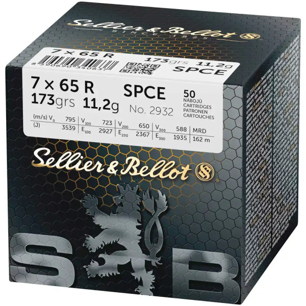 Sellier & Bellot - 173grs SPCE 50STK - 7x65R