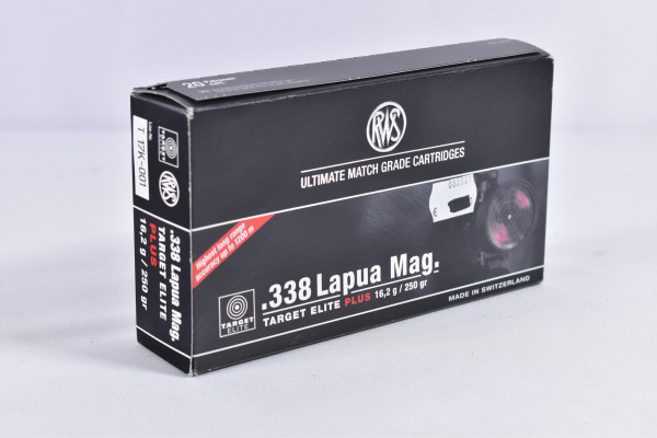 RWS - 250grs Target Elite Plus 20STK - .338 Lapua Mag.