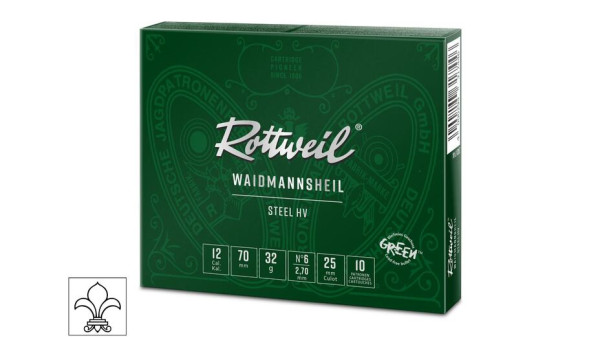 Rottweil - 32g WMH Steel 2,6mm 10STK - 12/70