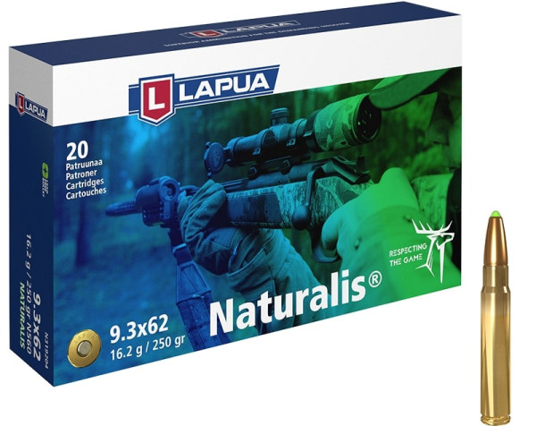 Lapua - 250grs Naturalis 20STK - 9,3x62