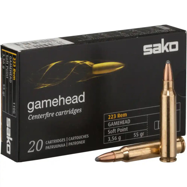 Sako - 55grs Gamehead 20STK - .223Rem