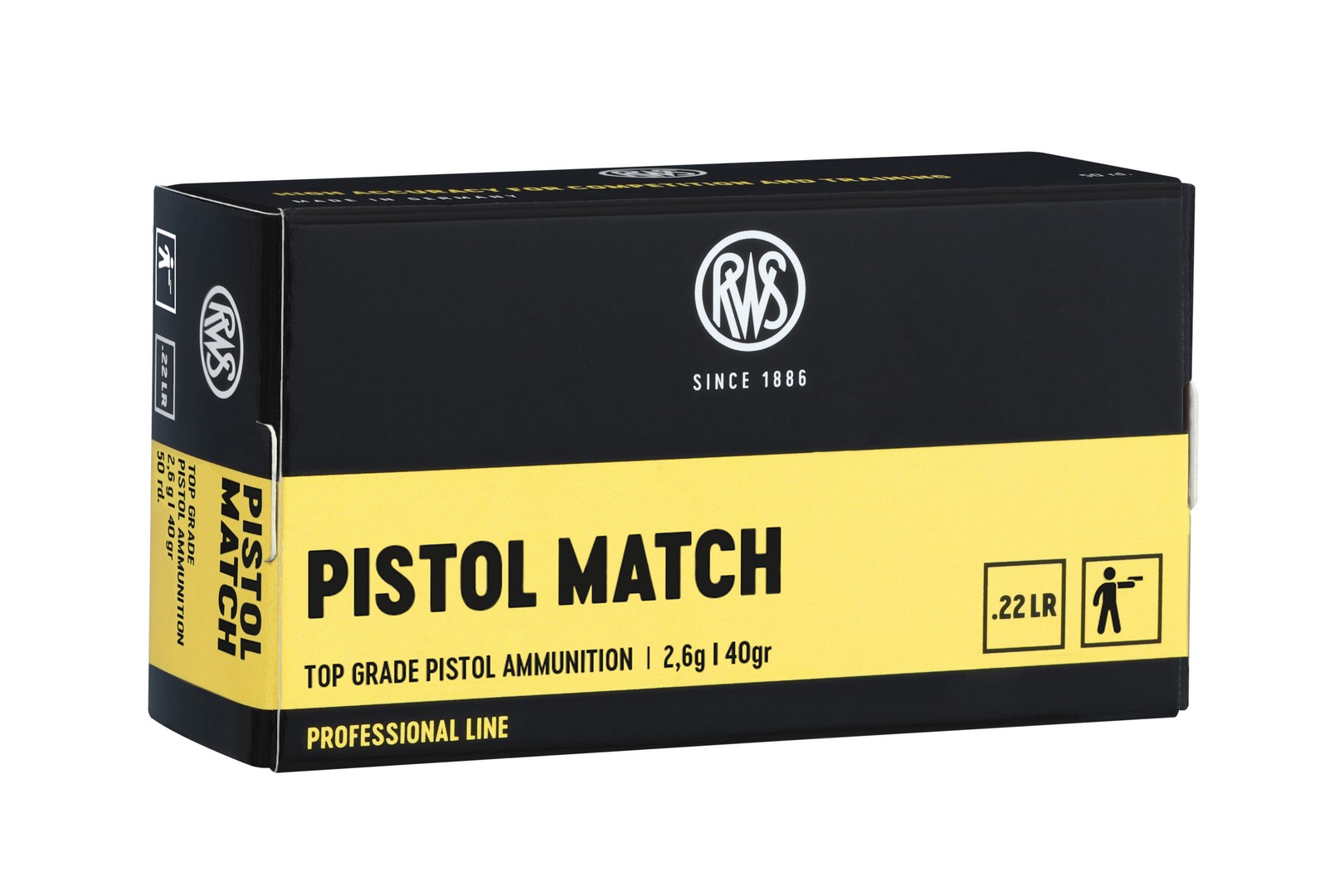 RWS .22 lr Pistol Match 40grs / 2
