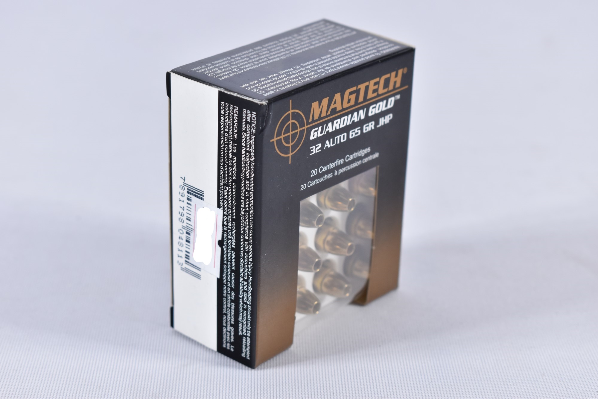 Magtech .32 AUTO JHP 65grs / 4