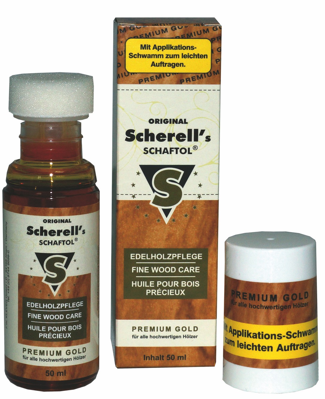 Scherell Schaftöl Premium Gold​ 50ml Pflegeartikel