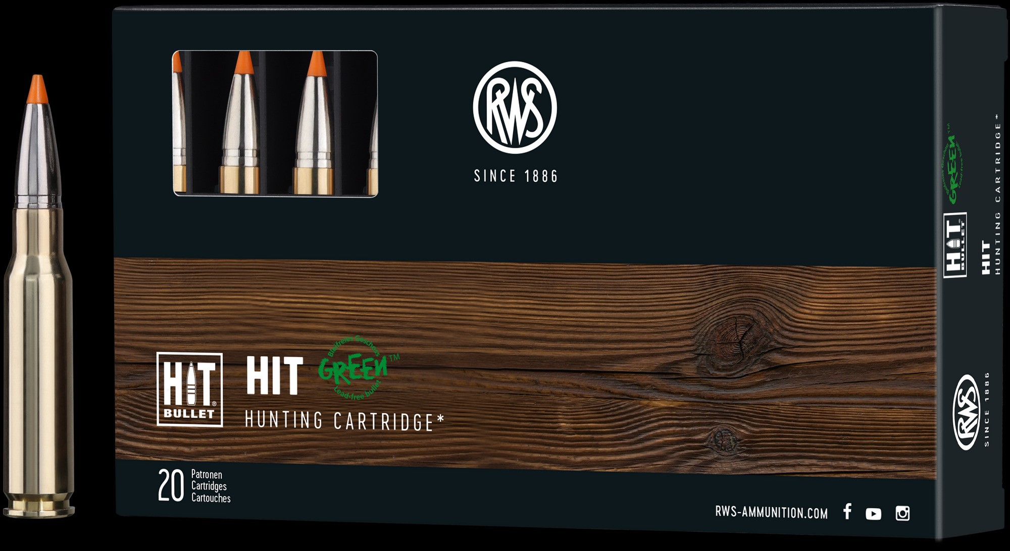 RWS .308 Win HIT 165grs / 10