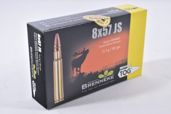 Brenneke 8x57JS TOG 181grs / 11