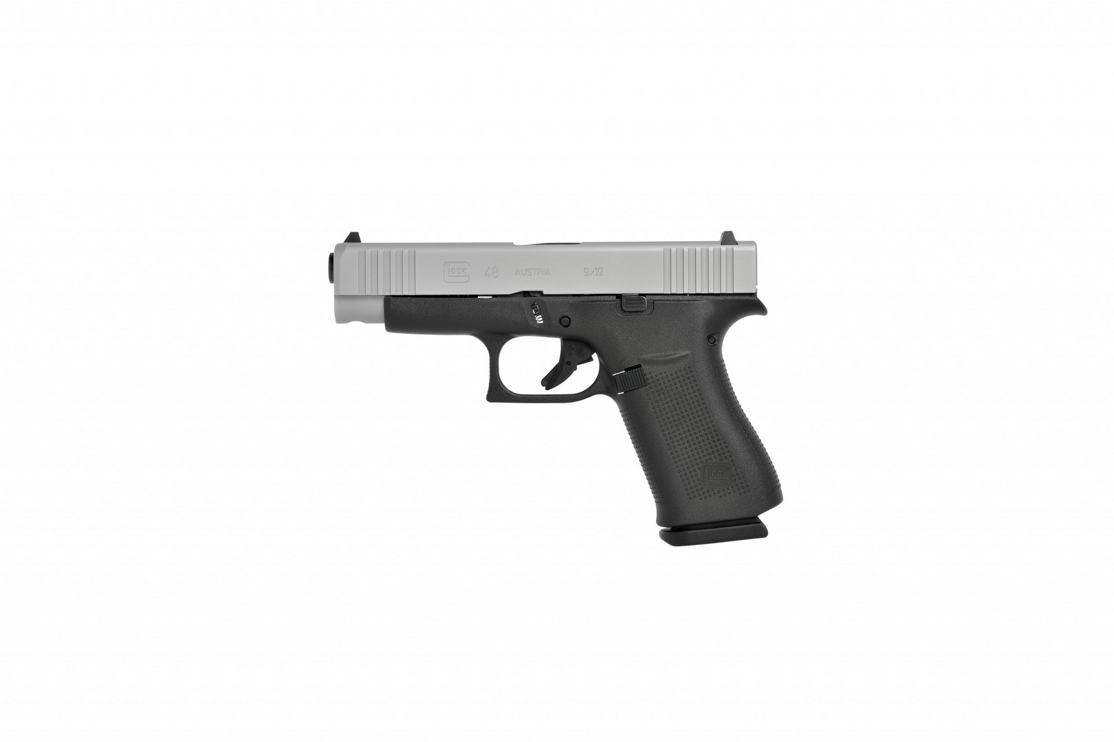 Glock 48 FS Silver Slide​ 9mmLuger Pistole
