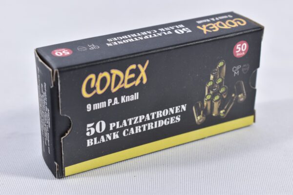 Codex Platzpatronen 50STK​ 9mmP.A.K.