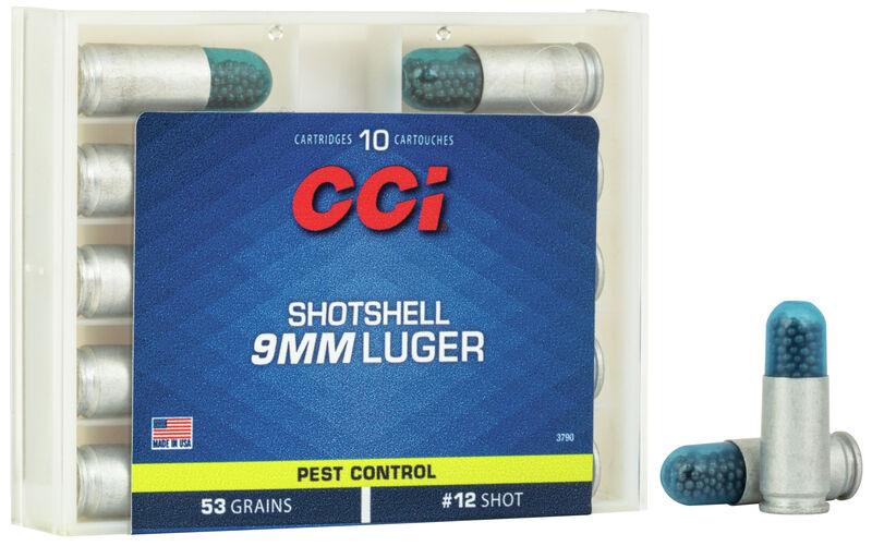 CCI 9mm Luger Shotshell 53grs / 3