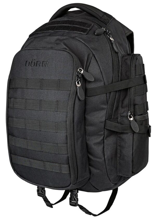 DÖRR ProTac Polyester​ schwarz Logo Euroshot Rucksack
