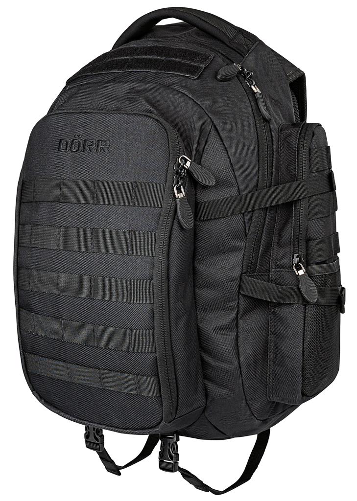 DÖRR ProTac Polyester​ schwarz Logo Euroshot Rucksack