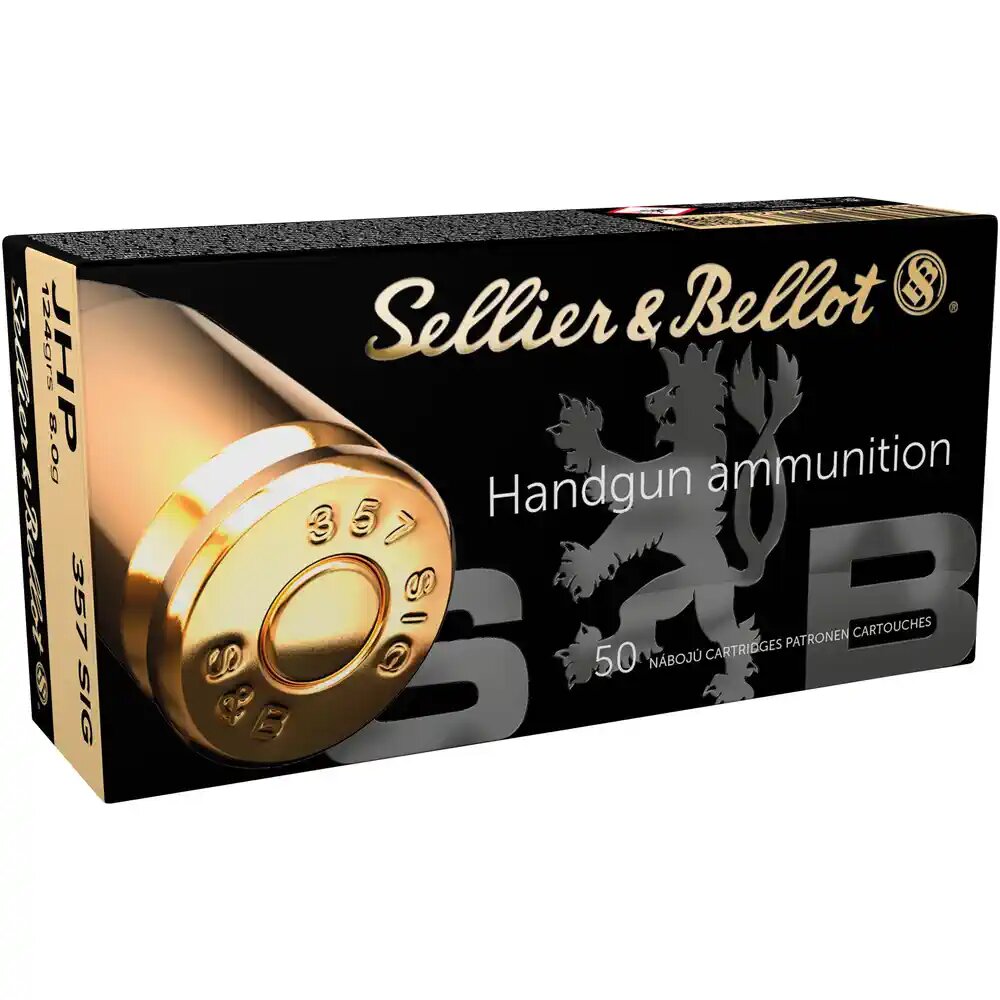 Sellier & Bellot .357 Sig JHP 124grs / 8