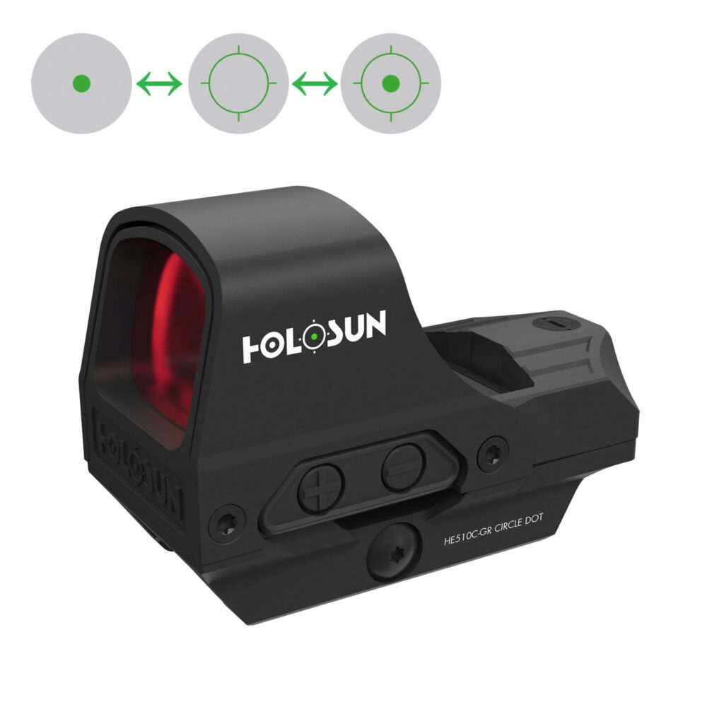 Holosun HE510C-GR​ 2MOA grünes Absehen Leuchtpunktvisier