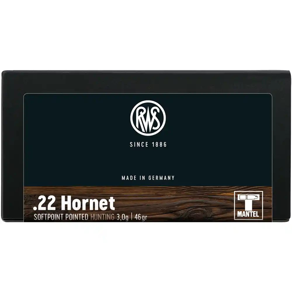 RWS .22 Hornet TMS 46grs / 3