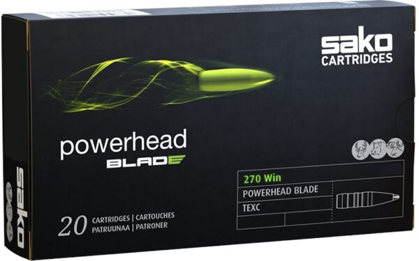 Sako .270 Win Powerhead Blade 120grs / 7