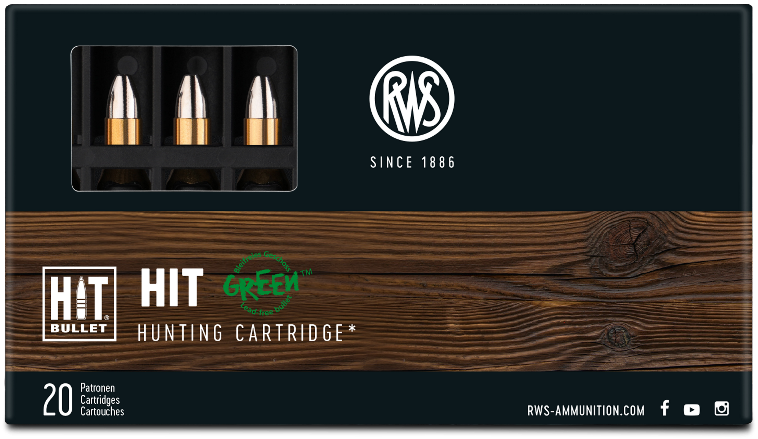 RWS .222 Rem HIT 40grs / 2