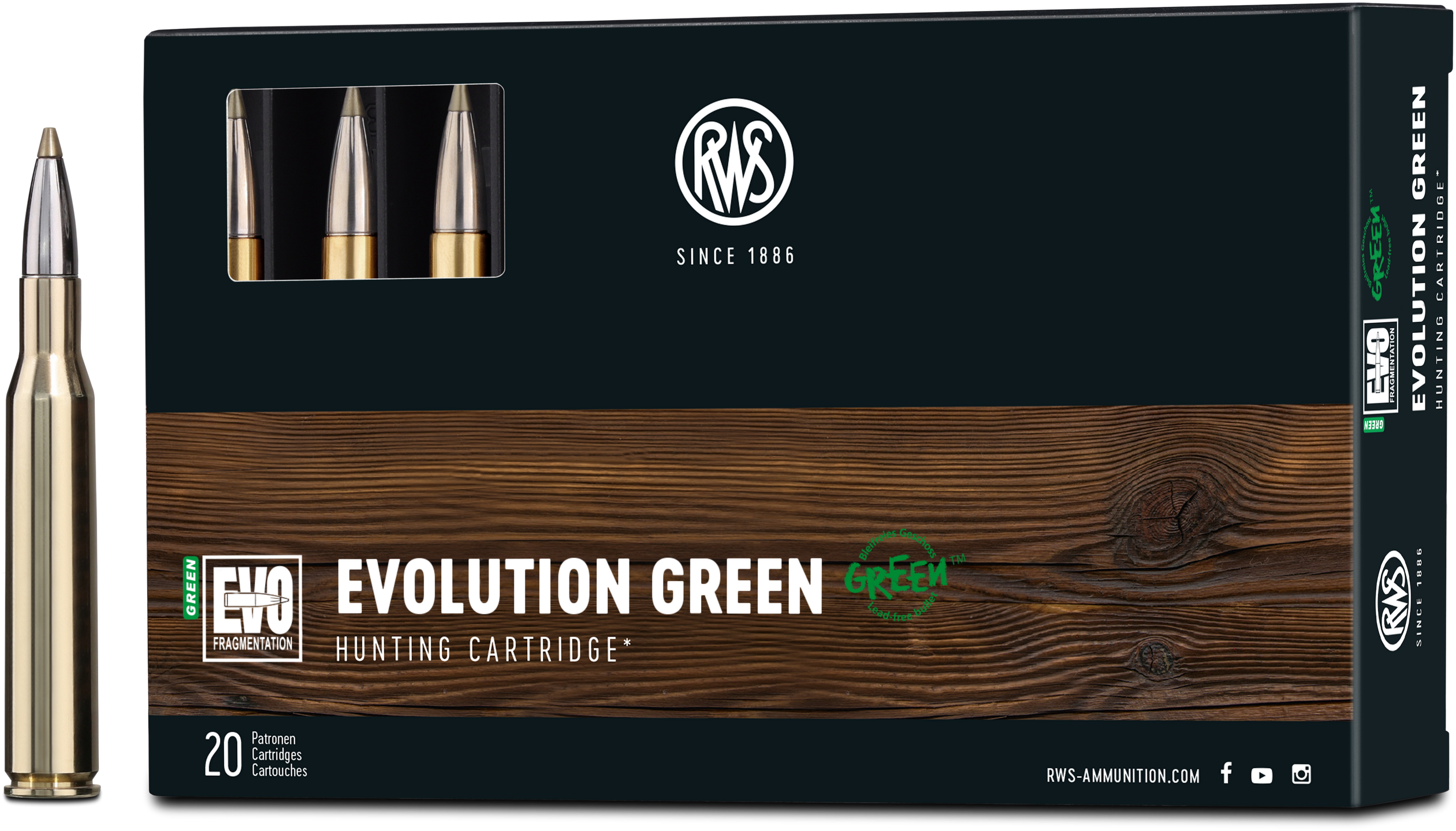 RWS .270 Win EVO green 96grs / 6