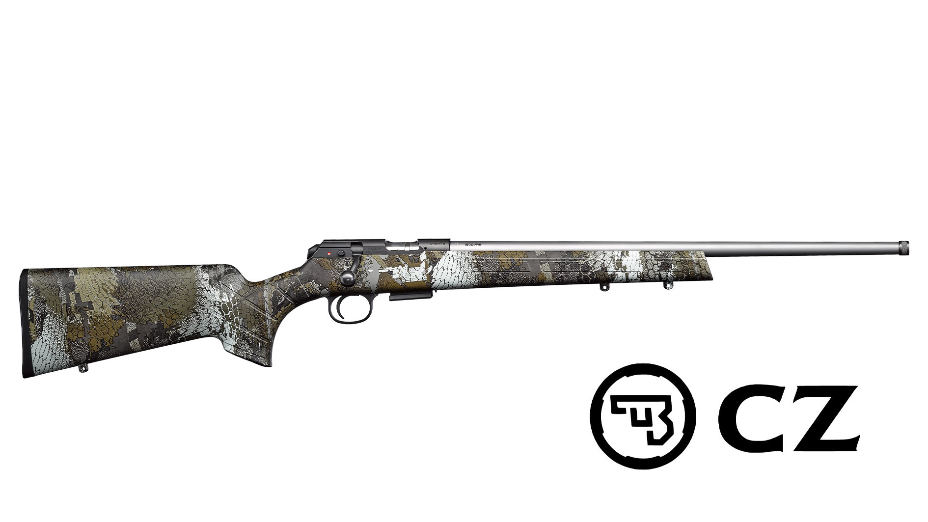 CZ 457 Camo Stainless 20''​ .22lr mit Gewinde Repetierbüchse